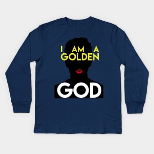 I AM A GOLDEN GOD Kids Long Sleeve T-Shirt